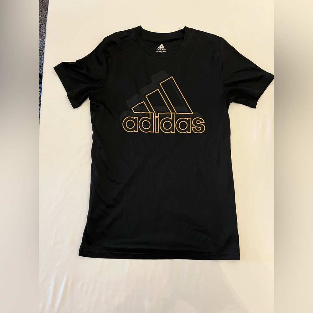 Adidas T-Shirt – Black & Gold